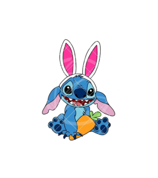 Stitch Easter Carrot Topper