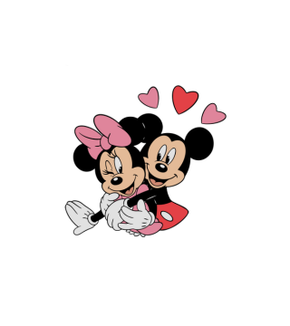 Minnie And Mickey Mouse Printed Topper