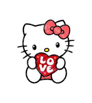 Hello Kitty Valentine Topper