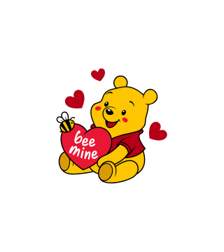 Bee Mine Winnie The Pooh Topper