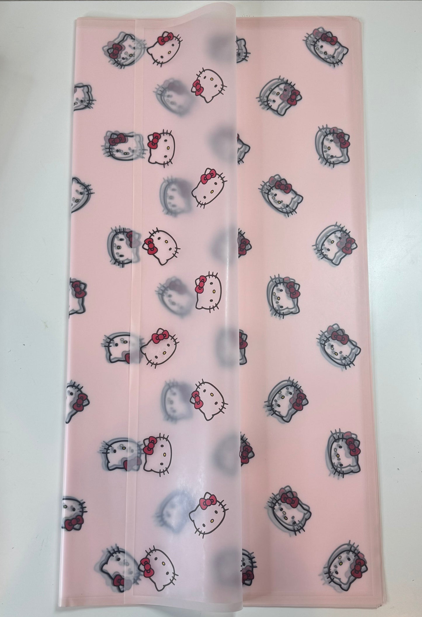 Pink Frosted Hello Kitty Wrapping Paper