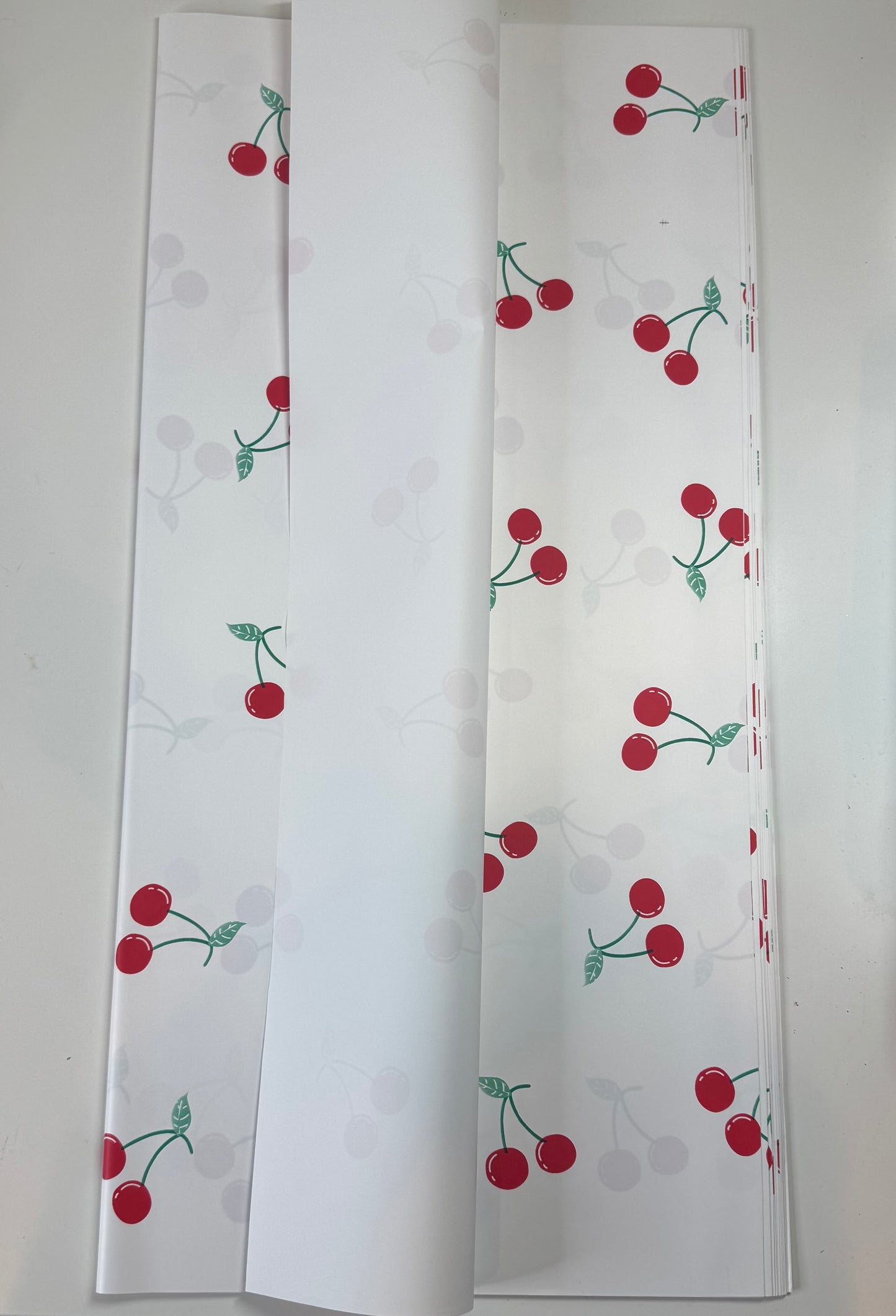 White Cherry Solid Wrapping Paper
