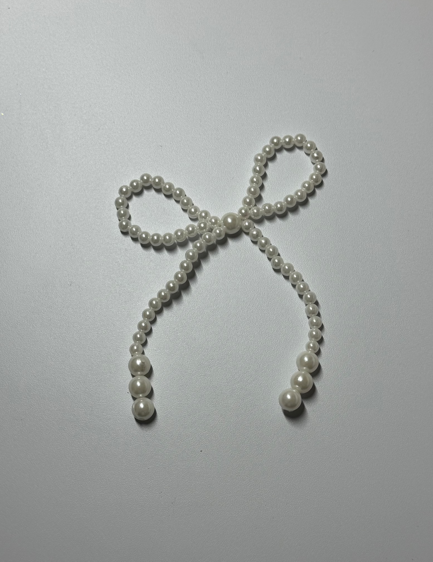 3 Pack White Pearl Bows