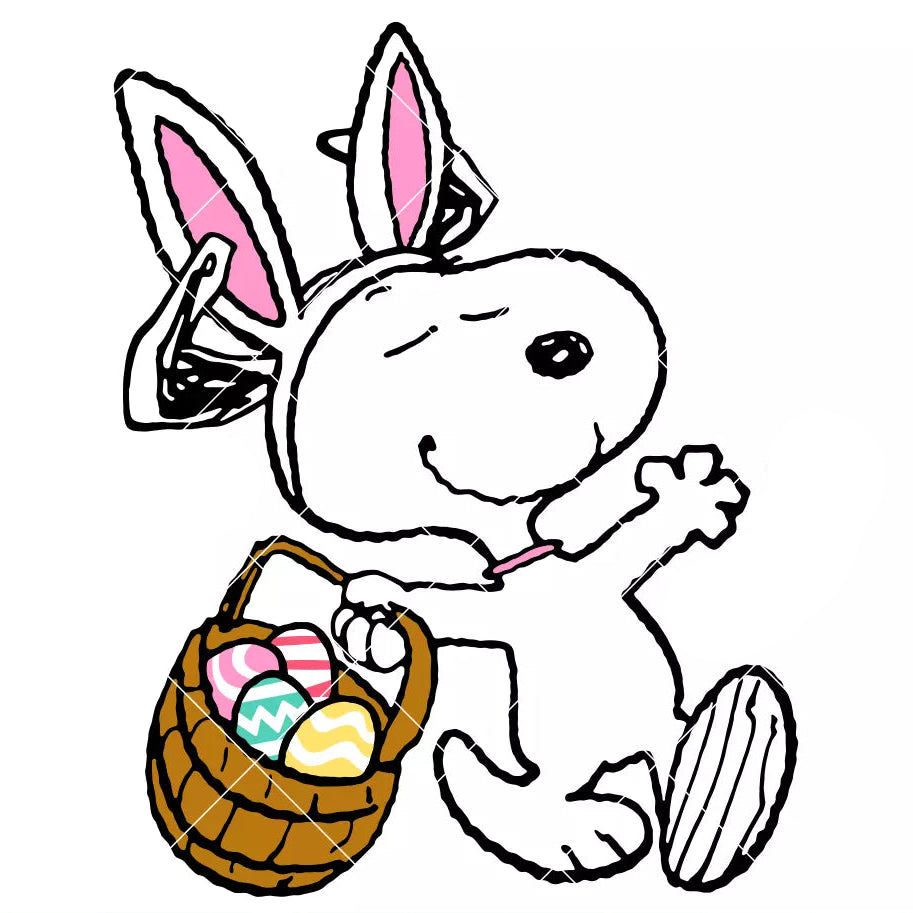 Snoopy Easter Basket Topper