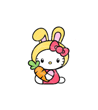 Hello Kitty Easter Topper