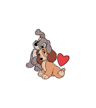 Lady And The Tramp Printed Topper