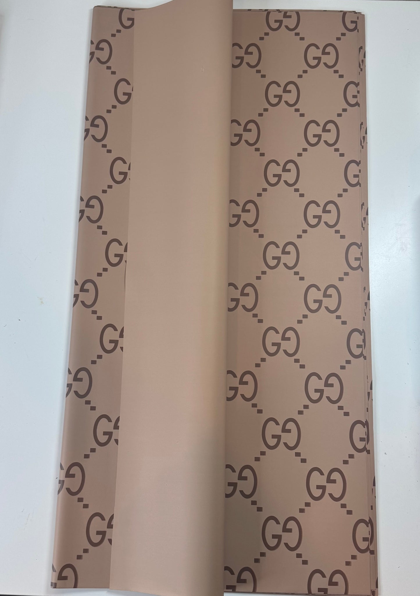 Brown Gucci Solid Wrapping Paper