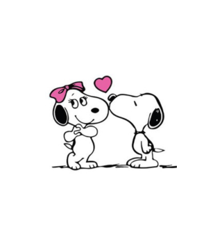 Snoopy Kissing Topper