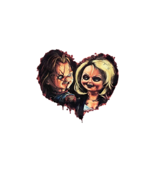 Chucky And Tiffany Printed Topper