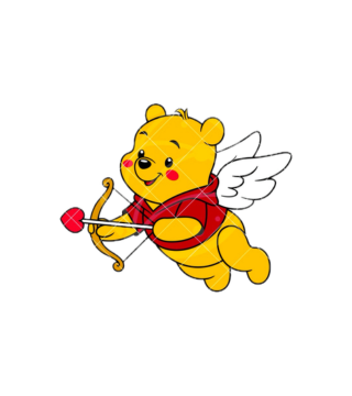 Winnie The Pooh Cupid Topper