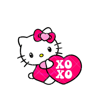 Hello Kitty Valentine Topper