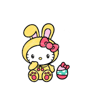 Hello Kitty Easter Topper