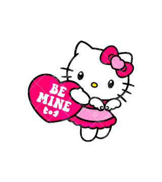 Hello Kitty Be Mine Topper