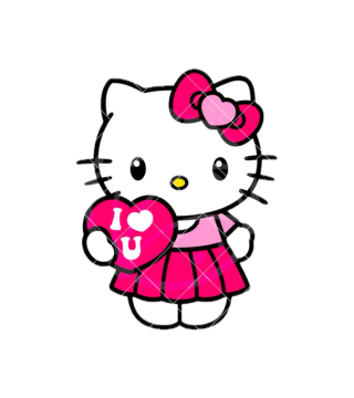 Hello Kitty Valentine Topper