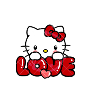 Hello Kitty Valentine Topper