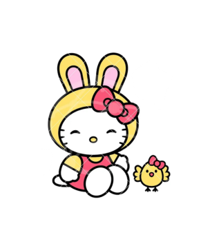 Hello Kitty Easter Topper