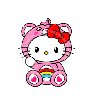 Hello Kitty Care Bear Topper