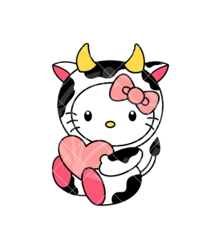 Hello Kitty Cow Topper