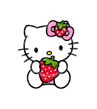 Hello Kitty Strawberry Topper