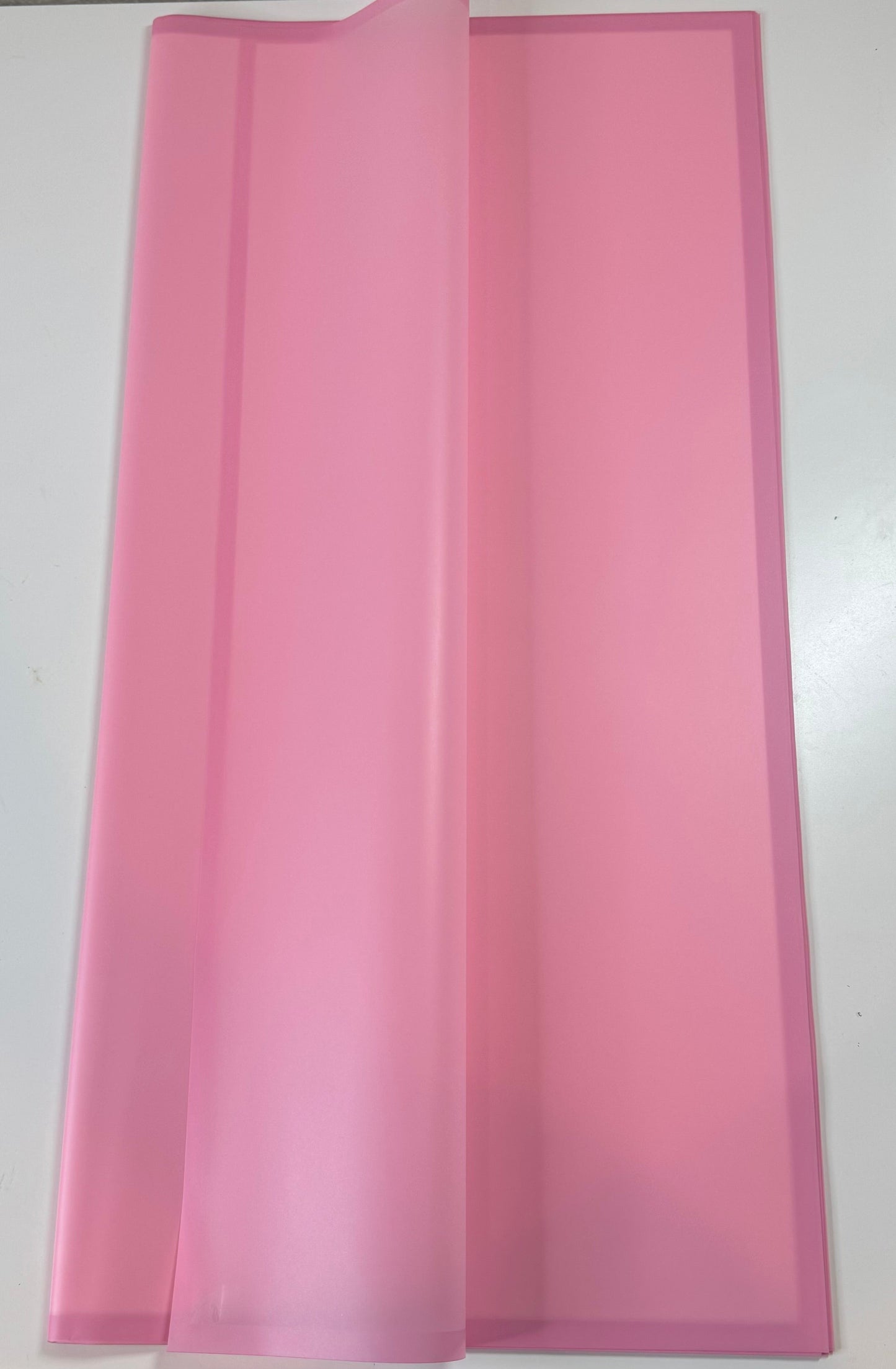 Pink Frosted Border Wrapping Paper