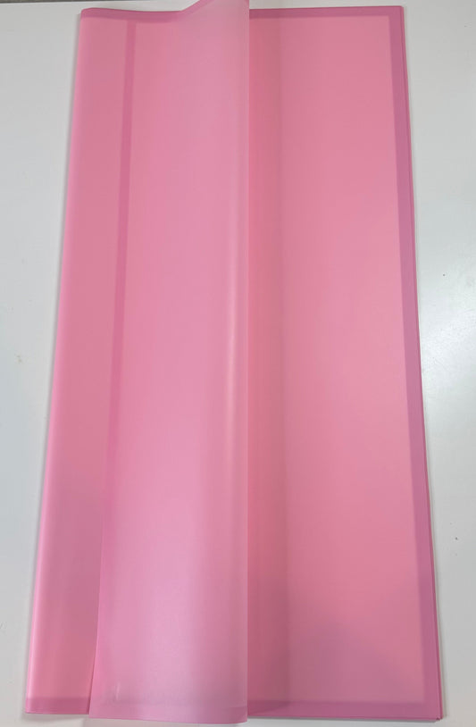 Pink Frosted Border Wrapping Paper