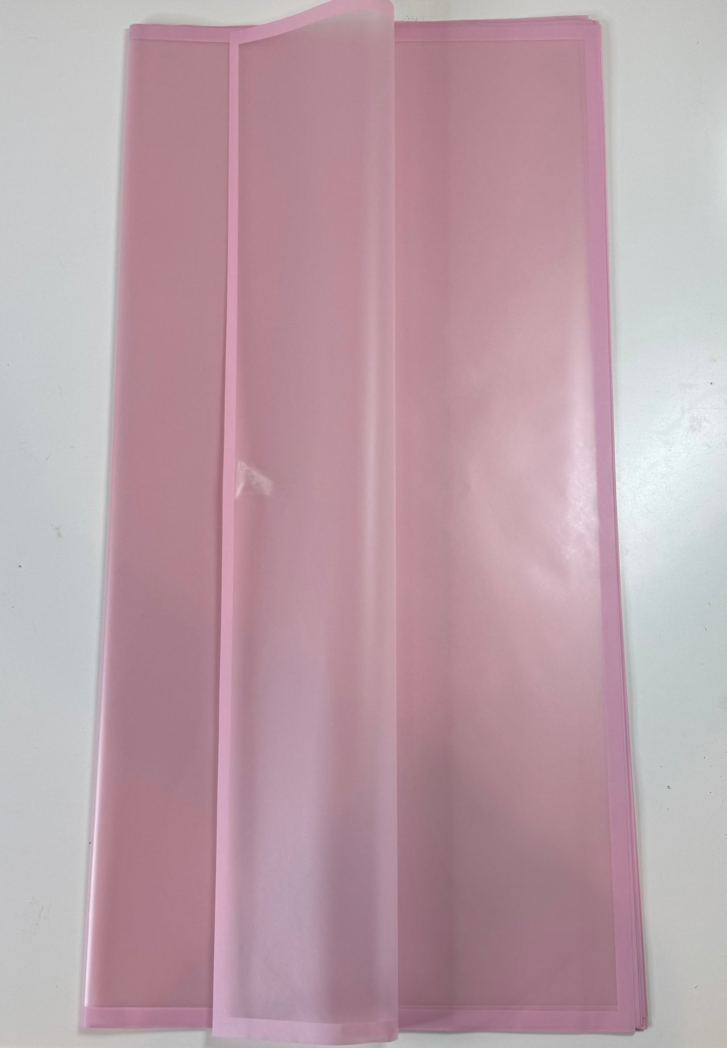 Darker Pink Frosted Border Wrapping Paper