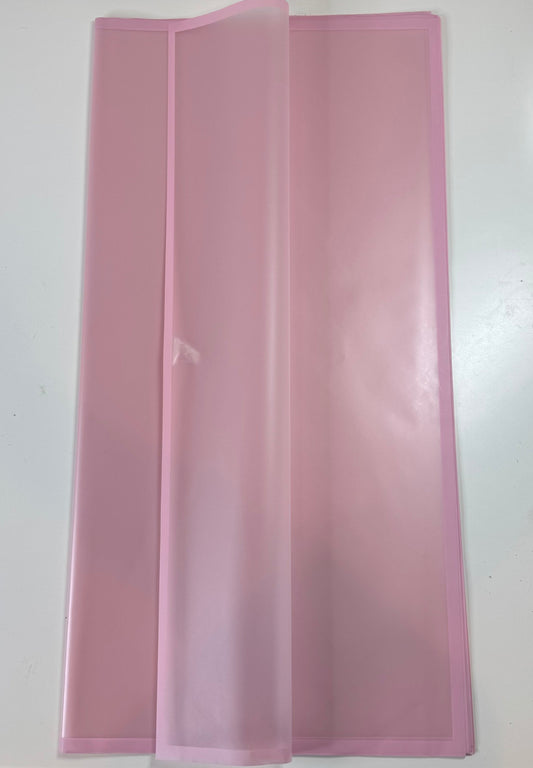 Darker Pink Frosted Border Wrapping Paper