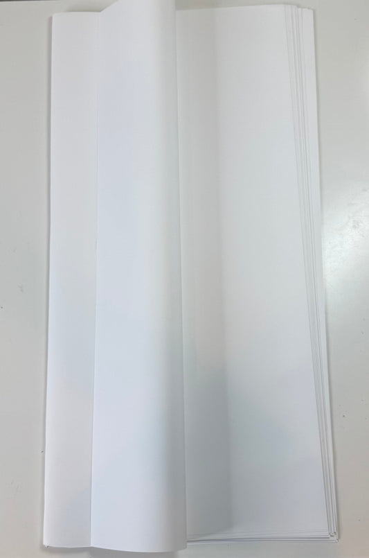 White Solid Wrapping Paper