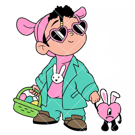 Bad Bunny Easter Topper