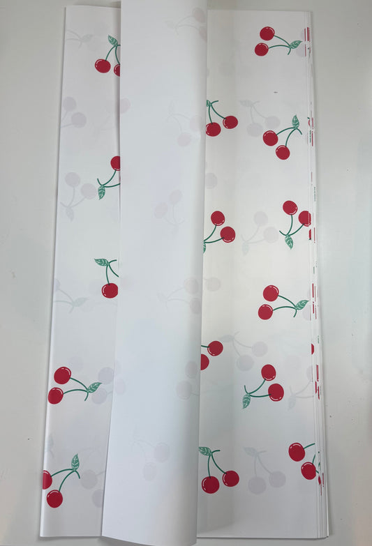 White Cherry Solid Wrapping Paper