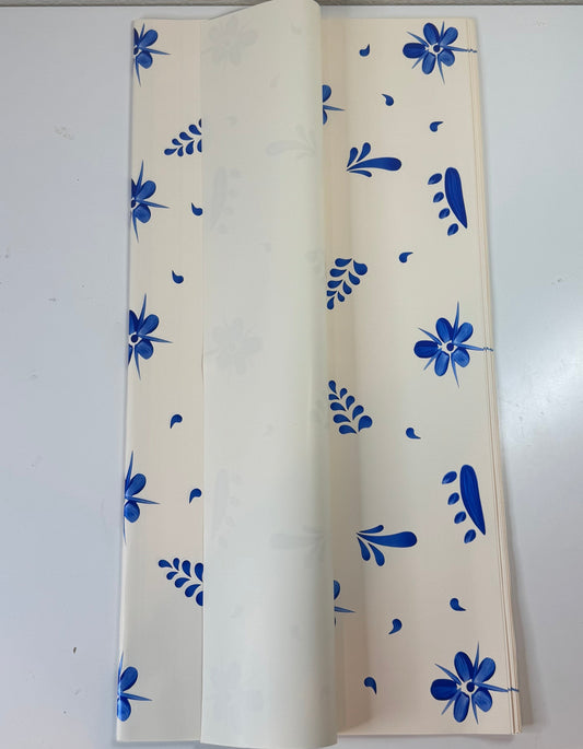 White Clase Azul Solid Wrapping Paper