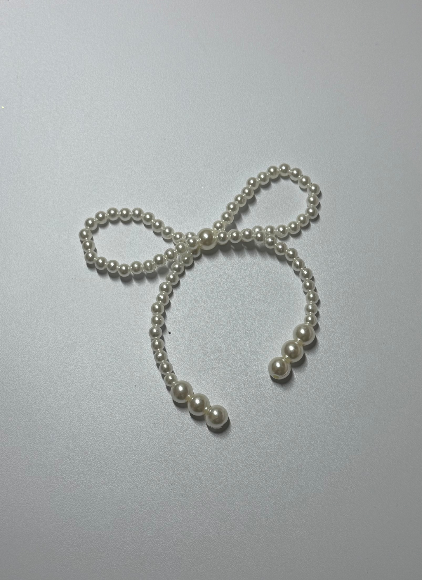 3 Pack Cream Pearl Bows