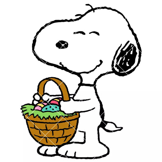 Snoopy Easter Basket Topper