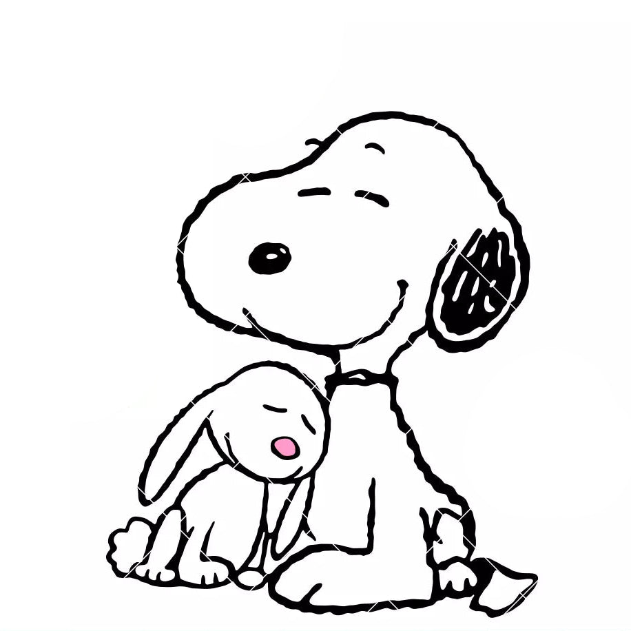 Snoopy Bunny Easter Topper