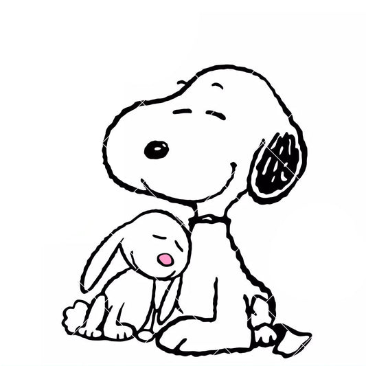 Snoopy Bunny Easter Topper