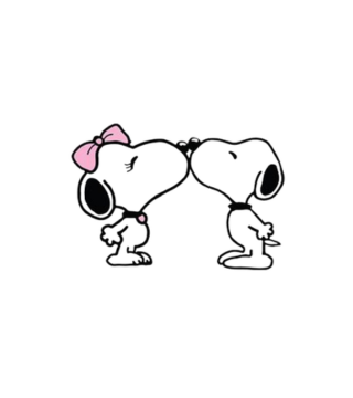 Snoopy Kissing Topper